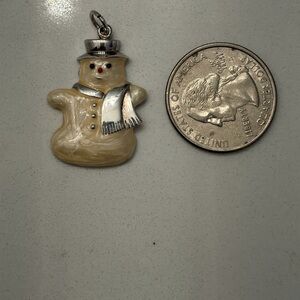 Snowman Pendant with Scarf